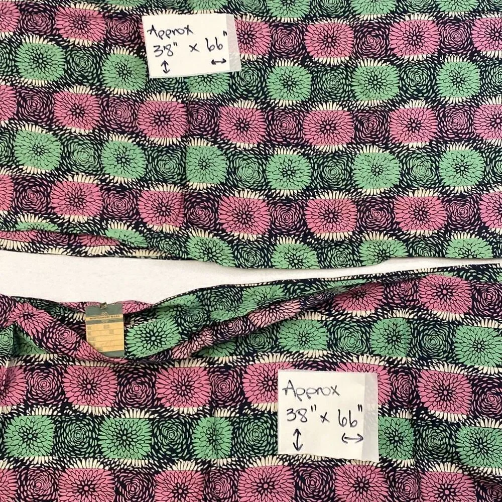 Vintage Fabric Remnant Lot of 6 VARIETY **READ**